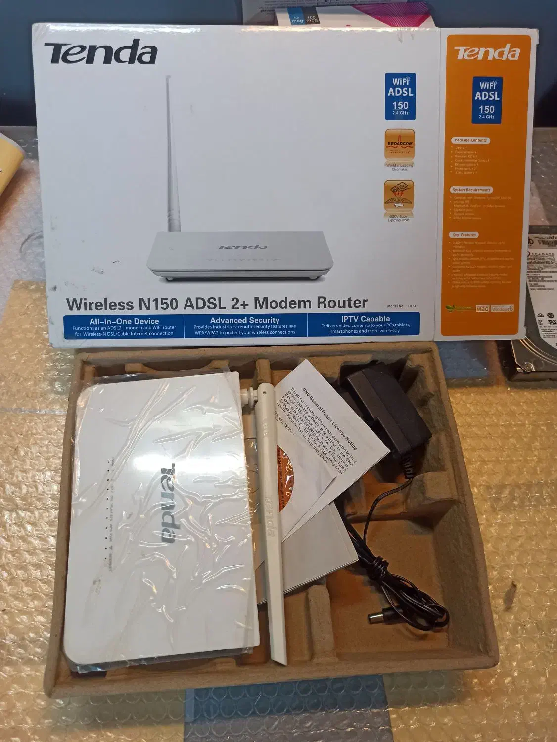 مودم ADSL TENDA|مودم و تجهیزات شبکه|تهران, شهرک ولیعصر جنوبی|دیوار