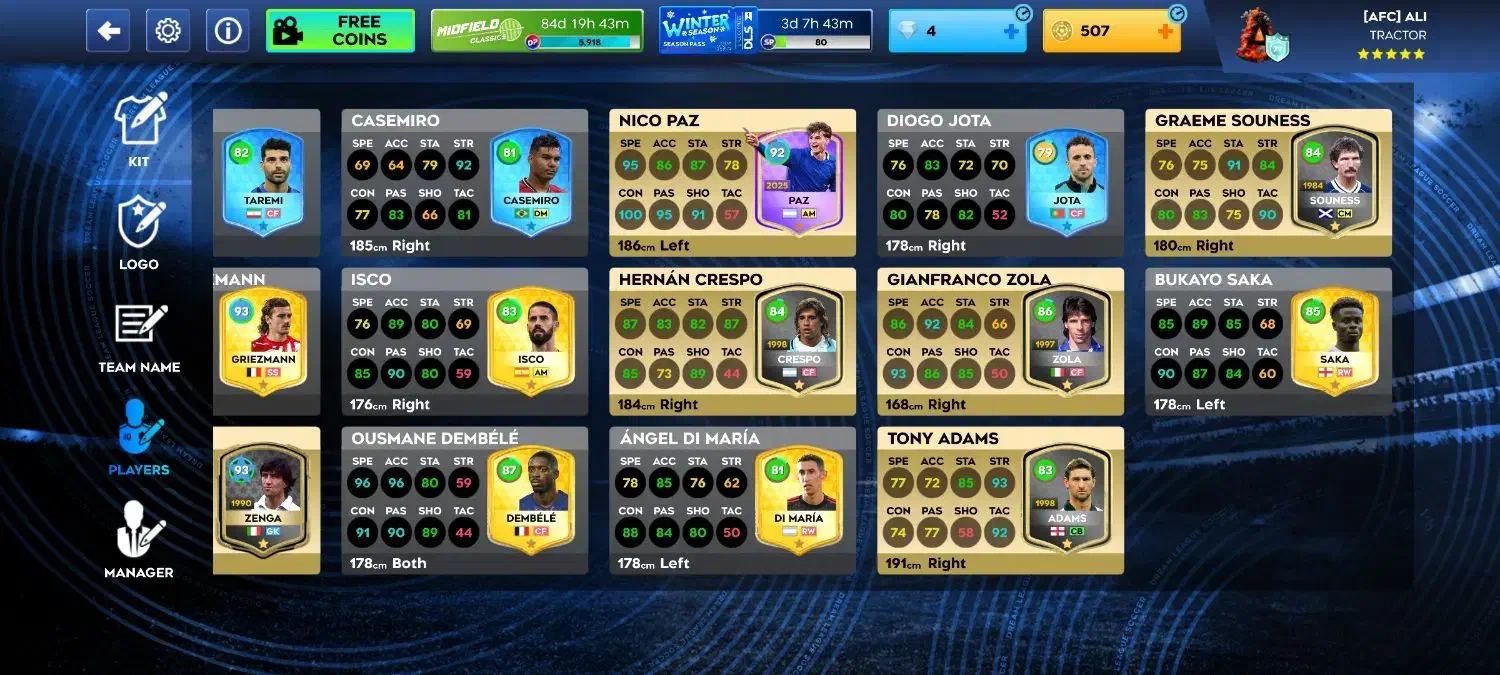 اکانت دریم لیگ|کنسول، بازی ویدئویی و آنلاین|خوی, |دیوار