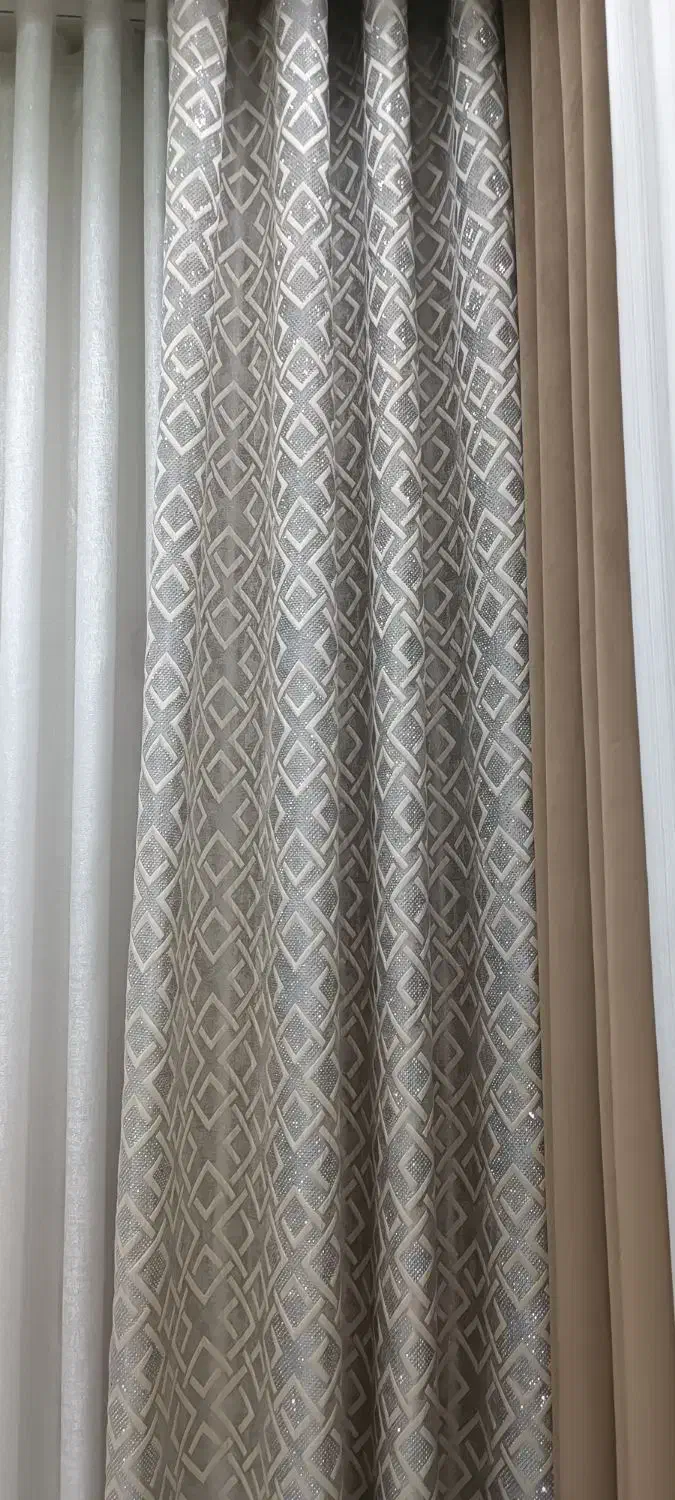 پرده مینیمال مدل فندی|پرده، رانر، رومیزی|شهرکرد, |دیوار