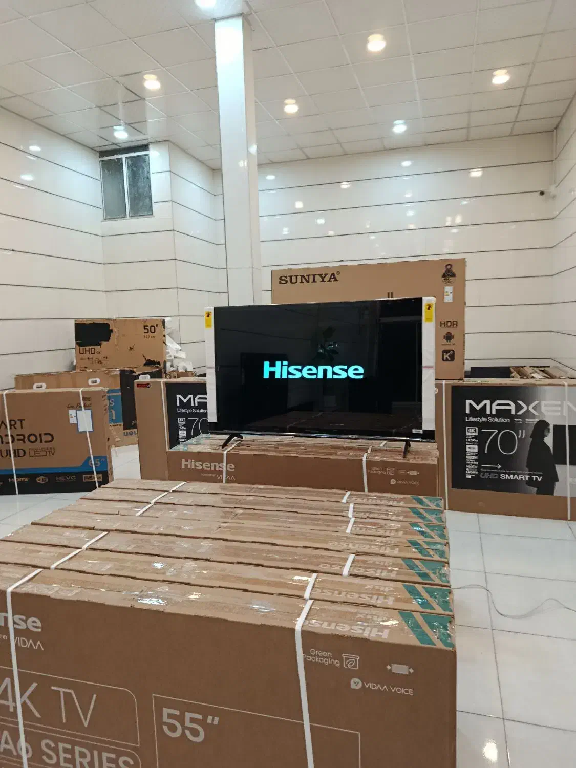 فروش فوقالعاده تلویزیون هایسنس|تلویزیون و پروژکتور|قم, نیروگاه|دیوار