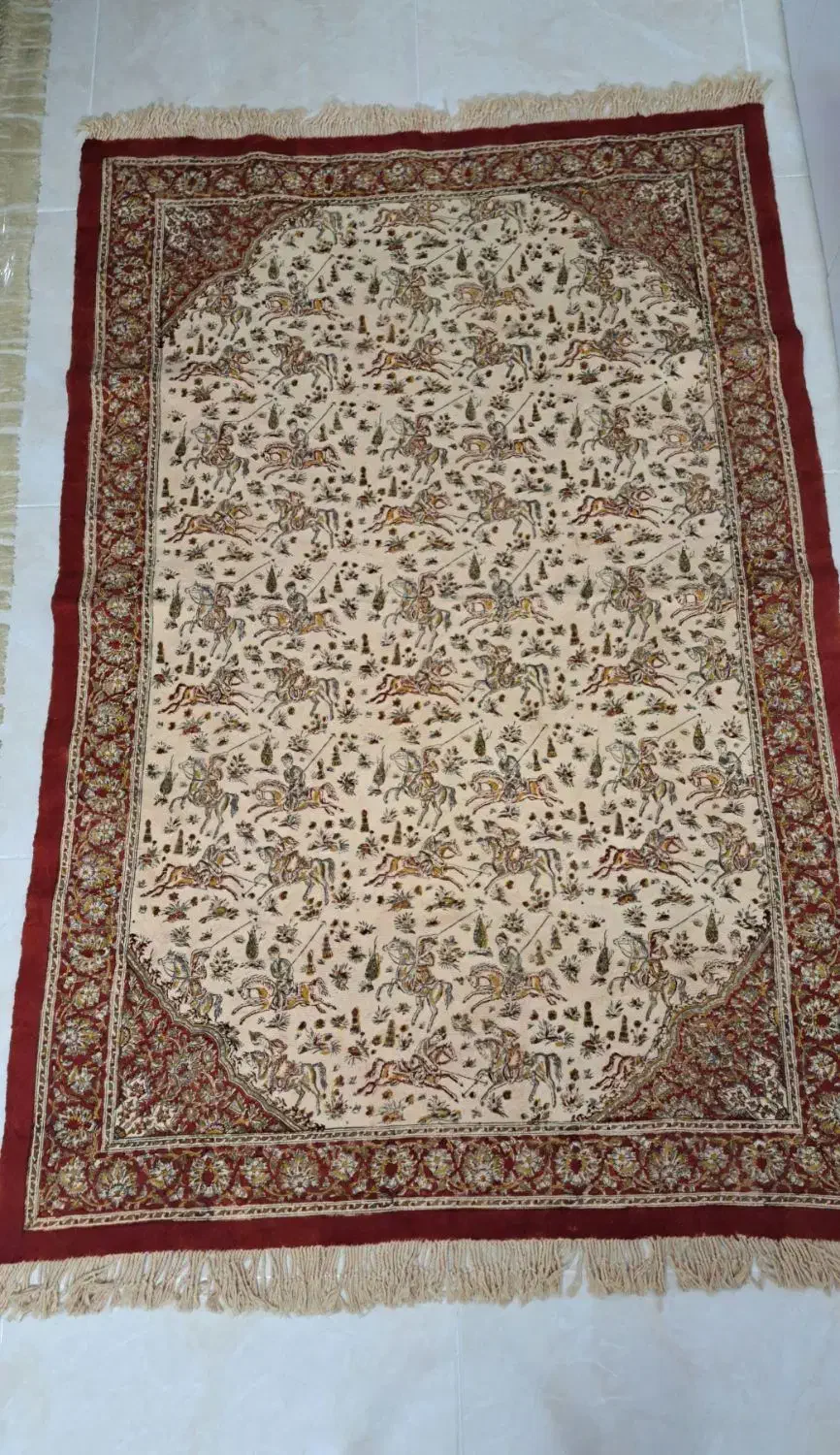 زیلو قلمکار طرح چوگان|گلیم، جاجیم، گبه|تهران, مهرآباد جنوبی|دیوار