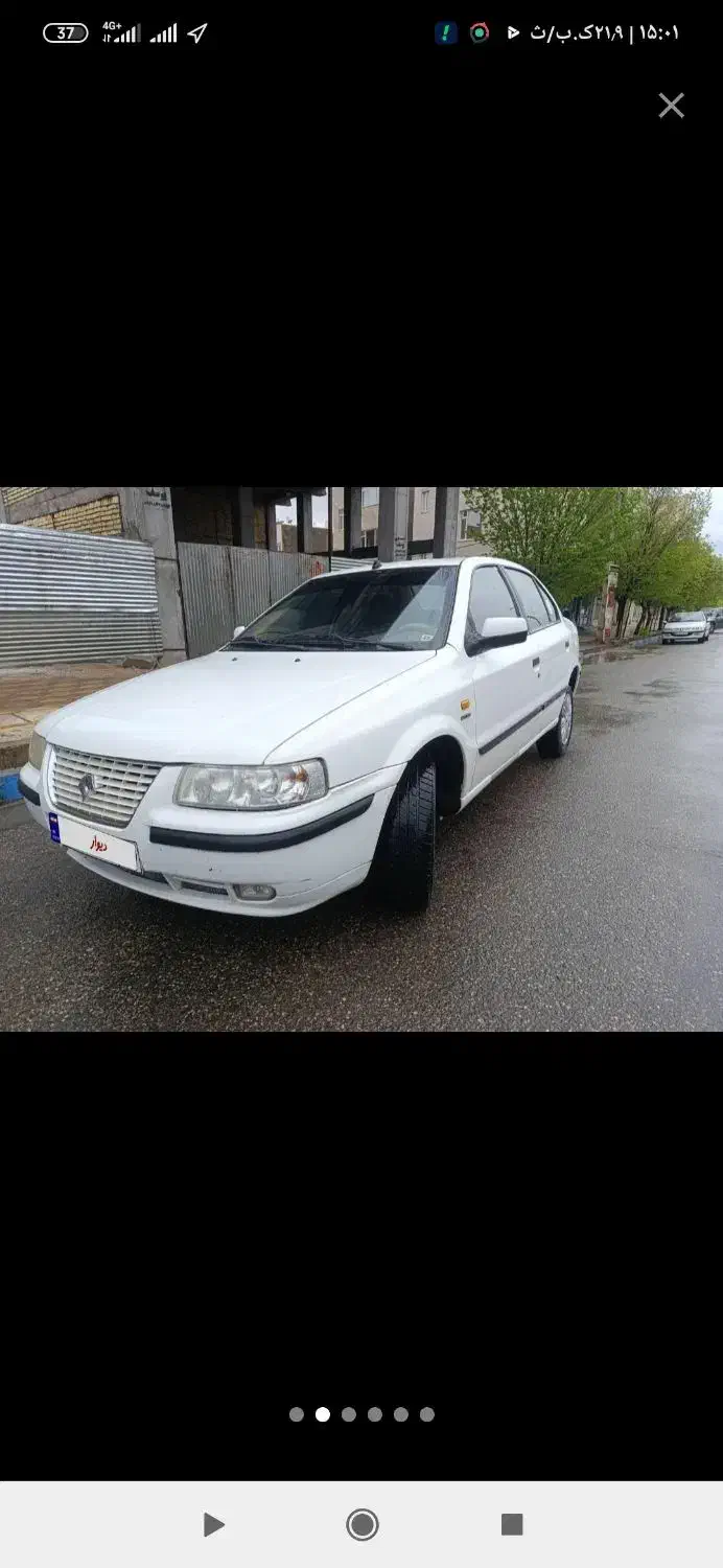 سمندEF7 مدل۹۳سفید(نقد و شرایط اقساط)|خودرو سواری و وانت|زنجان, |دیوار