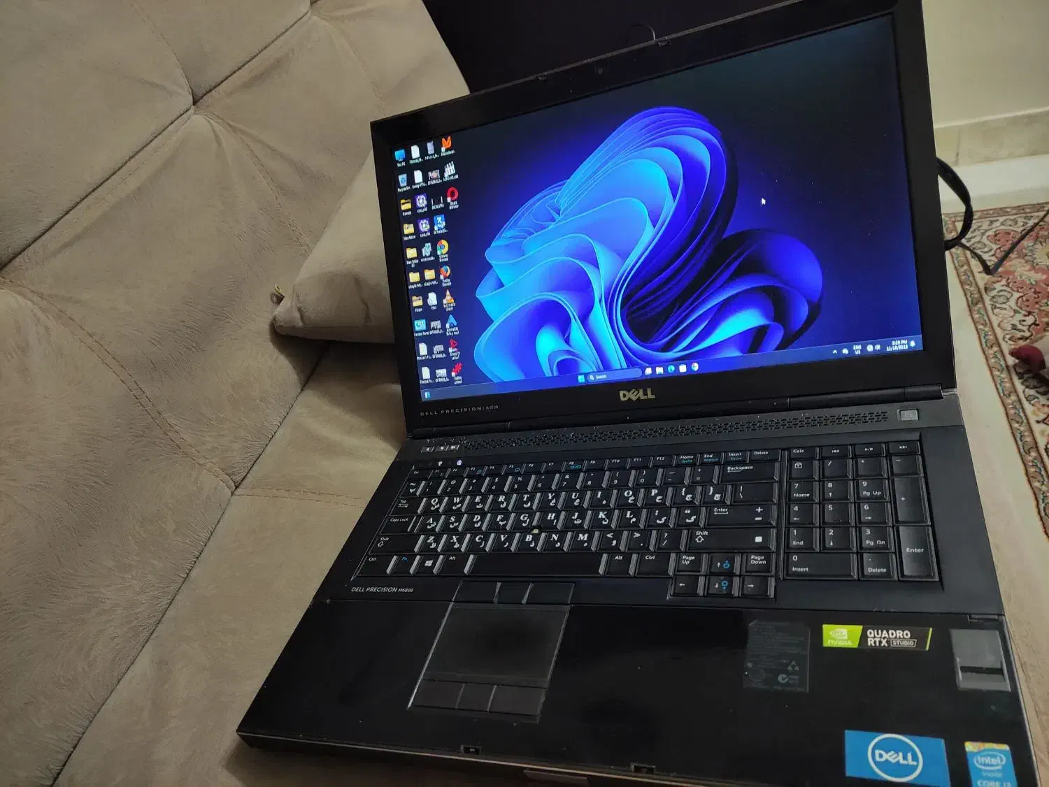 لپتاپ dell percision M6800|رایانه همراه|اراک, |دیوار