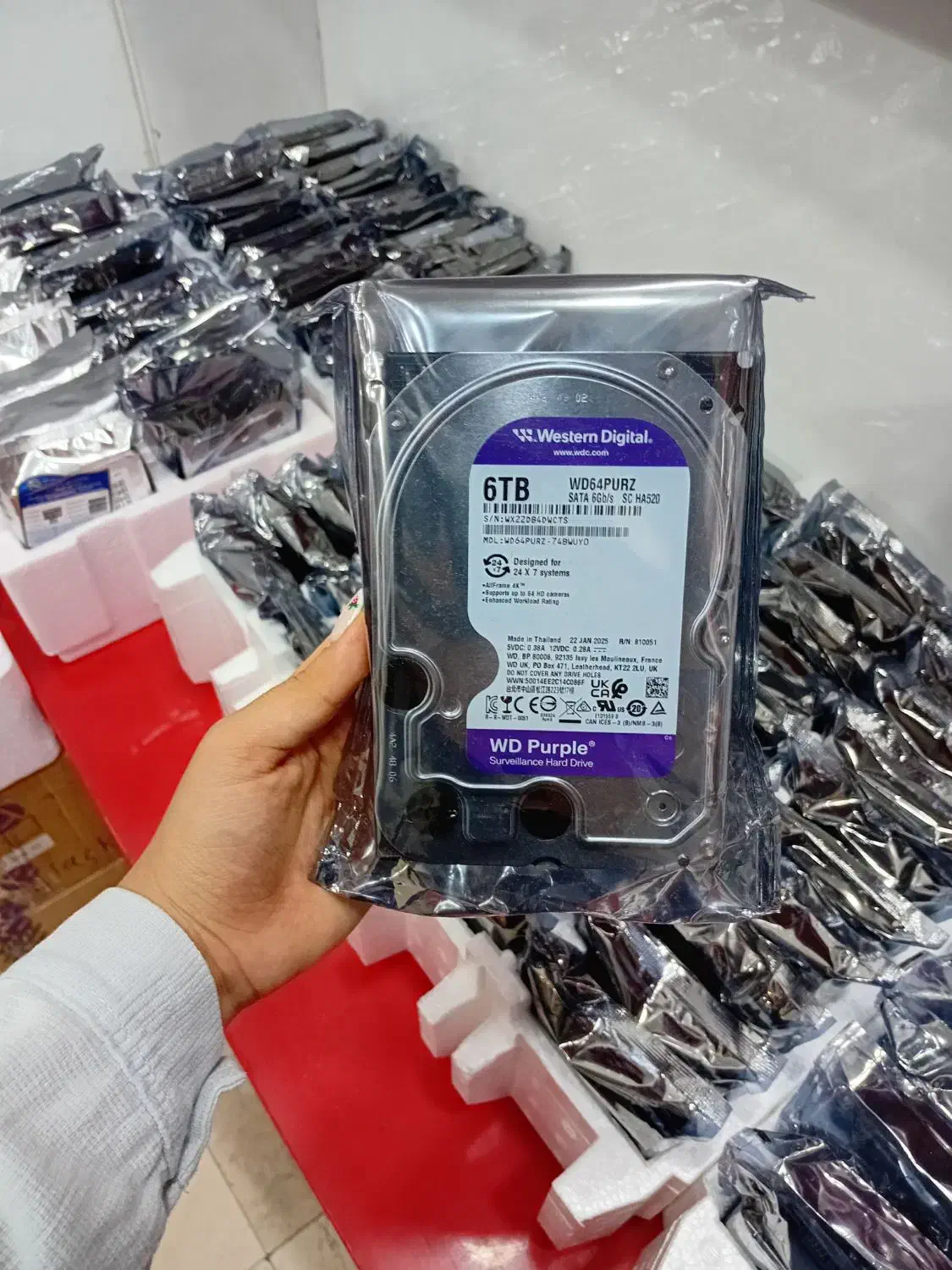 فروش هارد ۶ ترابایت بنفش|قطعات و لوازم جانبی رایانه|تهران, اسکندری|دیوار