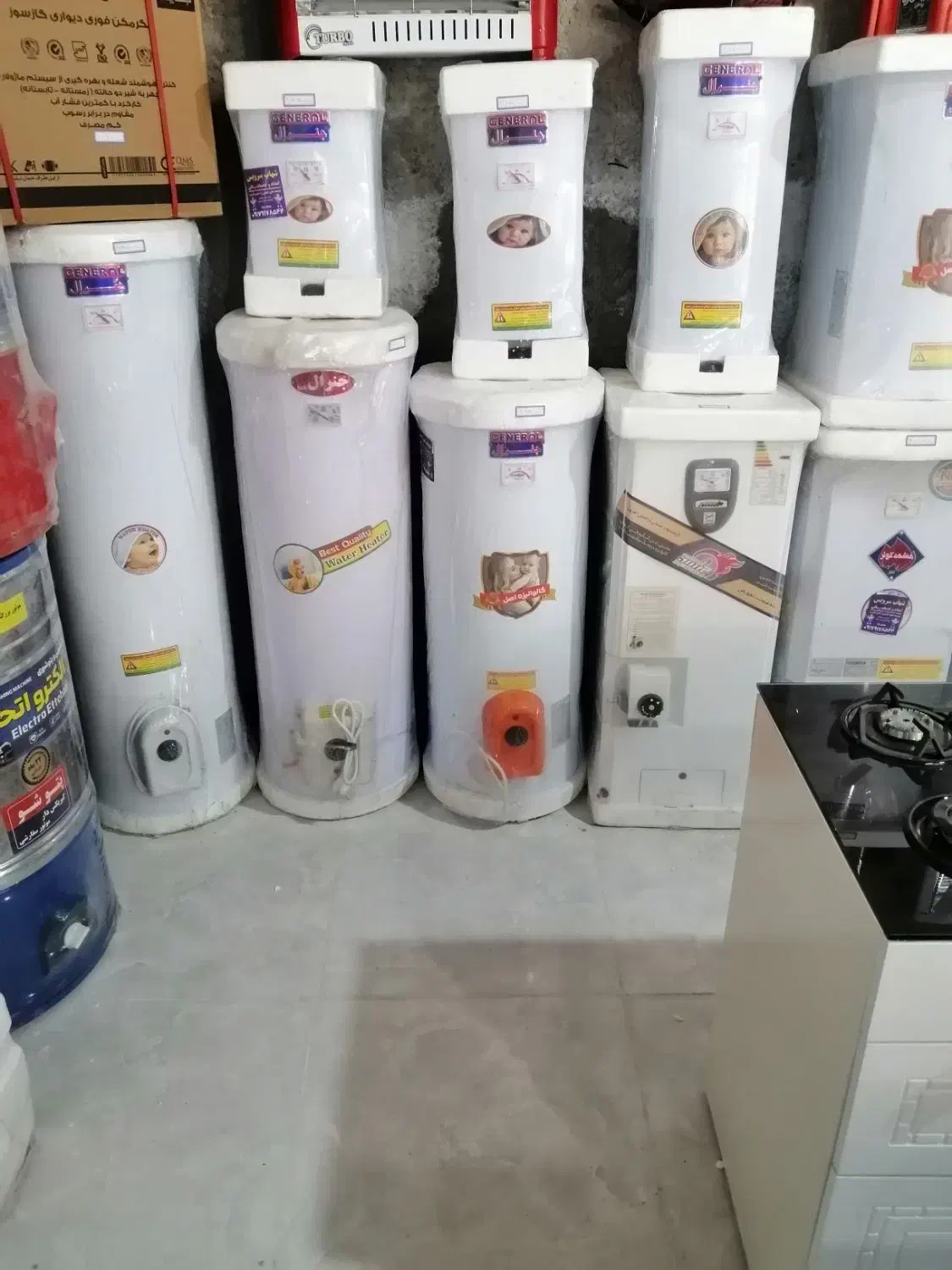 ابگرمکن50/70/160|آبگرمکن، پکیج، شوفاژ|شیراز, کفترک|دیوار