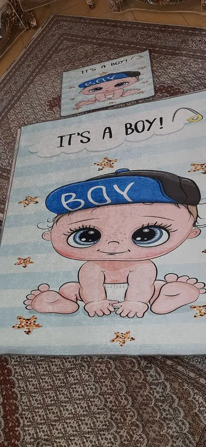 فرش اتاق کودک کارتونی فانتزی مناسب سیسمونی|اسباب و اثاث بچه|خوی, |دیوار