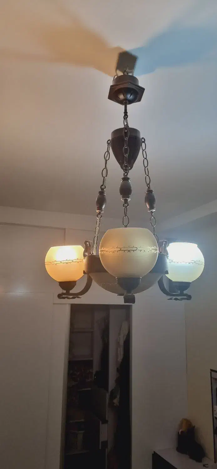 لوستر|لوستر و چراغ آویز|ساوه, |دیوار