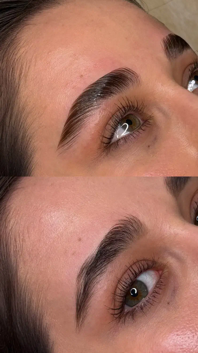 مدل لیفت و لمینت مژه و‌ ابرو فقط هزینه مواد|خدمات آرایشگری و زیبایی|رشت, لاکانی|دیوار