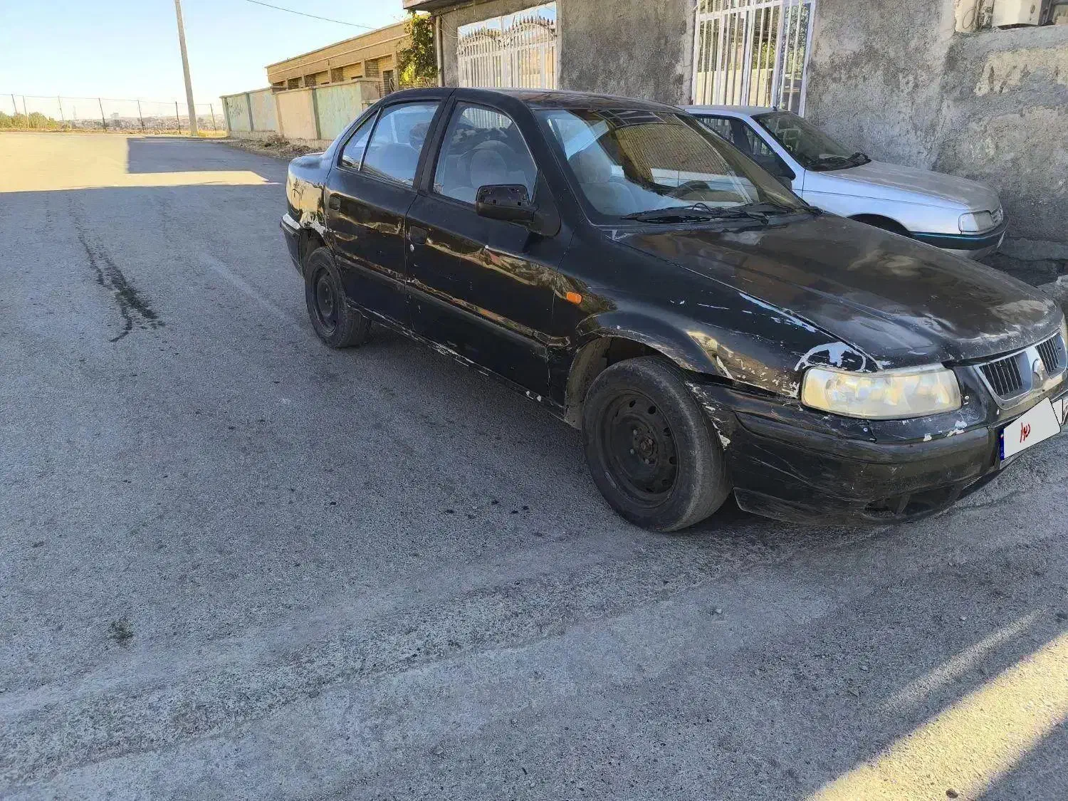 سمند مشکی مدل 82 تک سوز شاسی سالم|خودرو سواری و وانت|ثلاث باباجانی, |دیوار