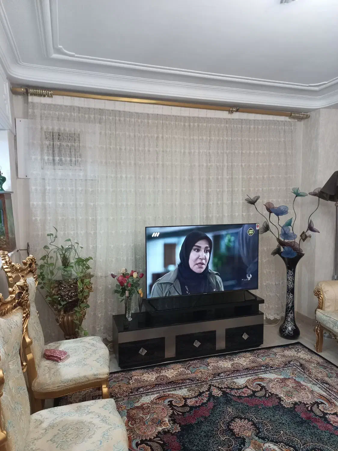 پرده پذیرایی|پرده، رانر، رومیزی|آبیک, |دیوار