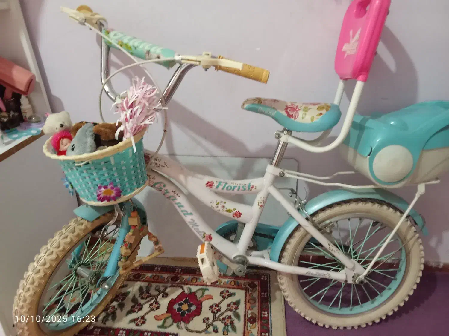 دوچرخه دخترانه فیروزه ای|دوچرخه، اسکیت، اسکوتر|گرگان, |دیوار