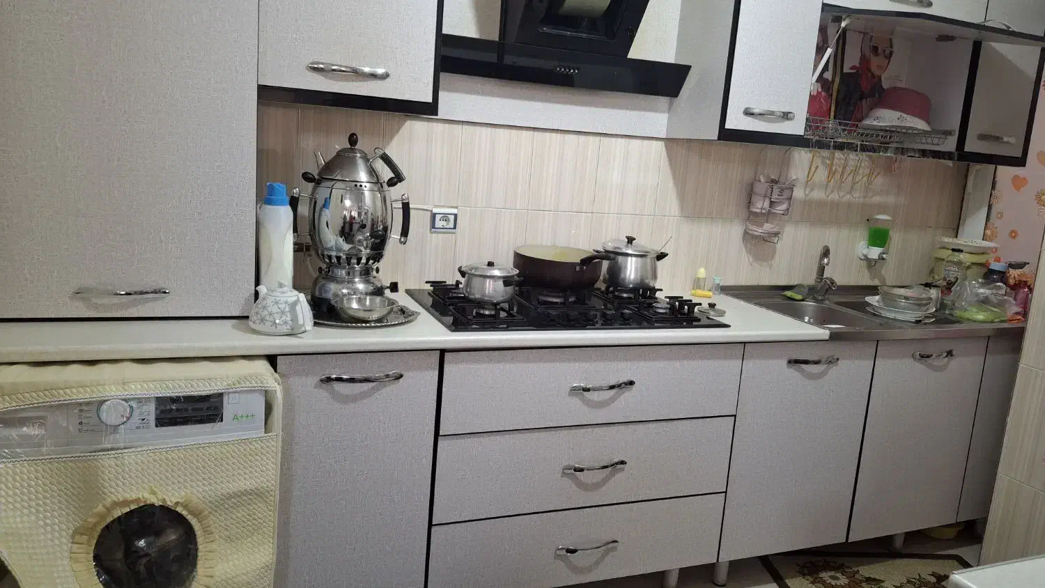 کابینت سالم ترک (بشرط سلامت)|آبچکان و نظمدهنده ظروف|هشتگرد, شهرک فرهنگیان|دیوار