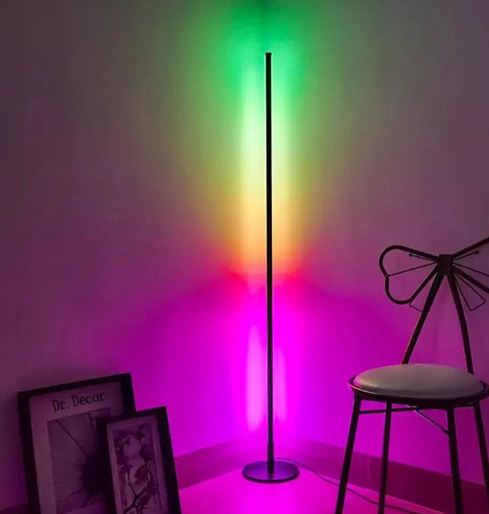 آباژور خطی ایستاده رنگی|چراغ خواب و آباژور|اصفهان, حسین‌آباد|دیوار