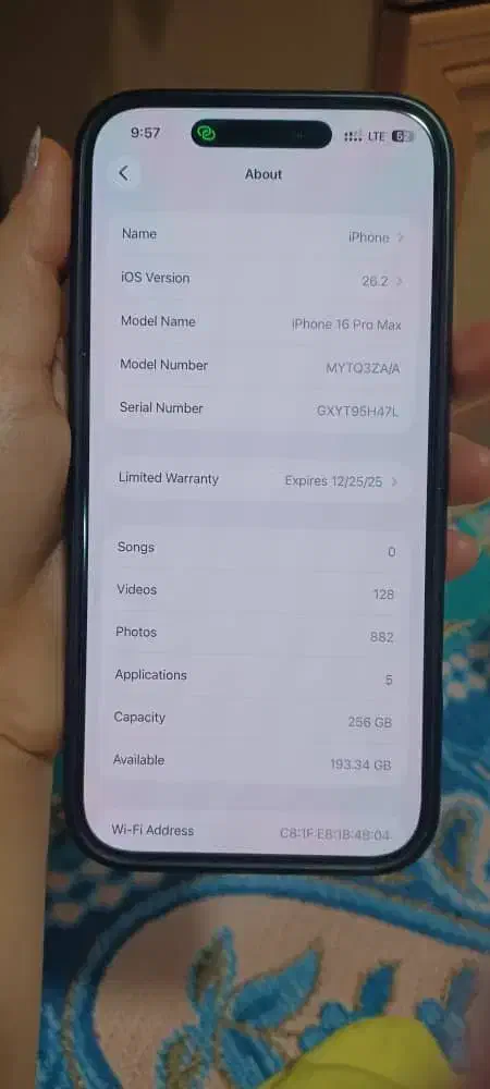 آیفون ۱۶ ‌پرو مکس|موبایل|مهاباد (آذربایجان غربی), |دیوار