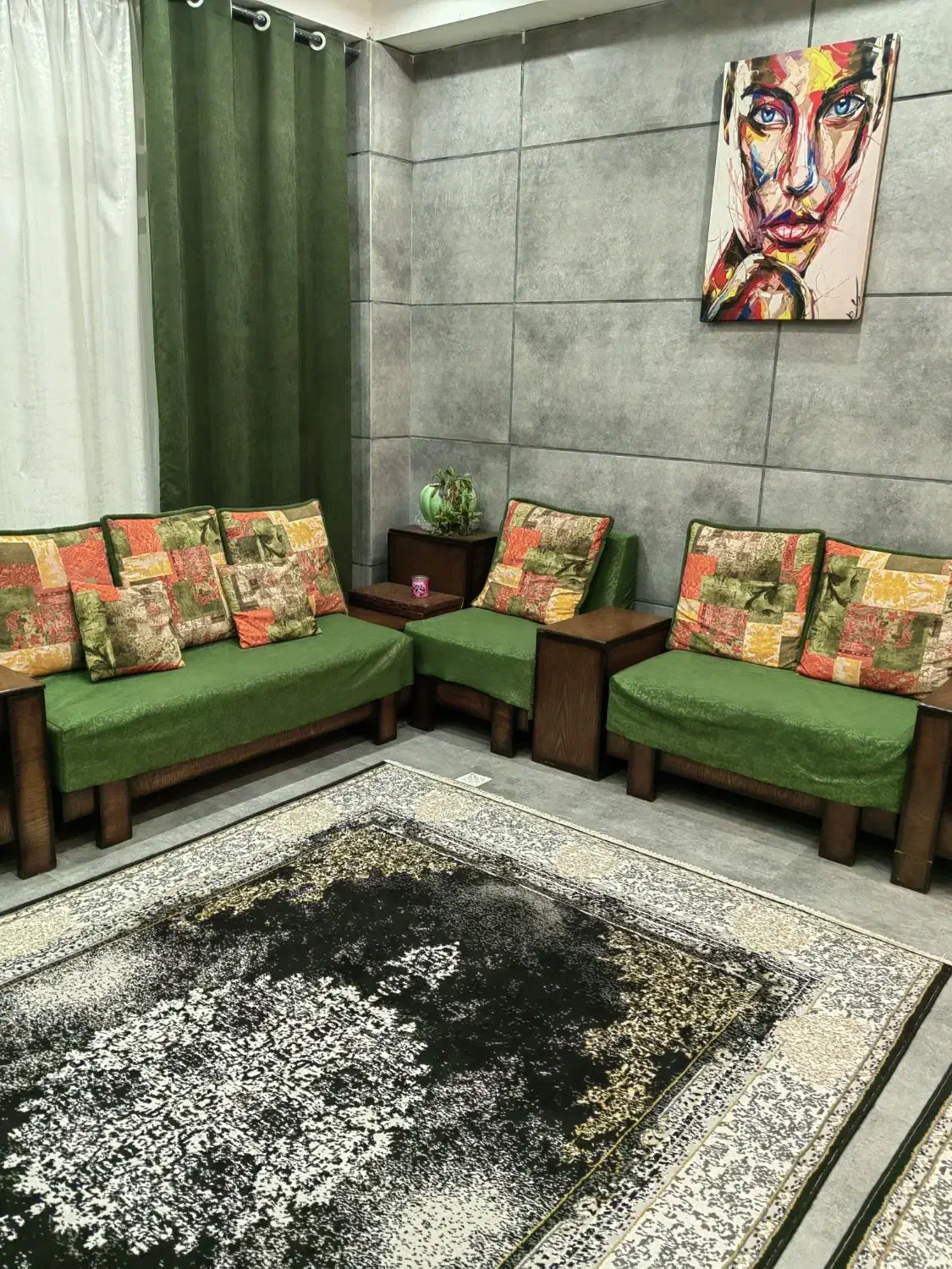 مبل ال|مبلمان خانگی و میز عسلی|رودهن, |دیوار