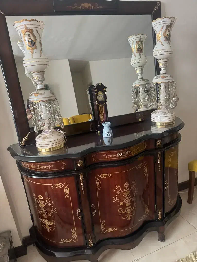 کنسول و شمعدان|بوفه، ویترین، کنسول|پاکدشت, پاکدشت (مامازند)|دیوار