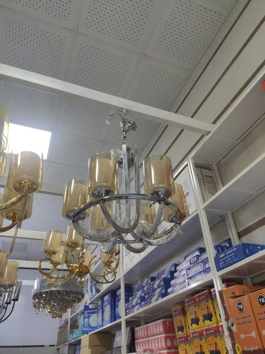 لوستر عصایی|لوستر و چراغ آویز|سنندج, |دیوار