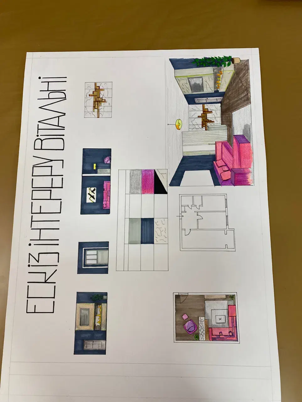 کار دانشجویی شیت بندی پرسپکتیو طراحی معماری|خدمات آموزشی|مشهد, سید رضی|دیوار