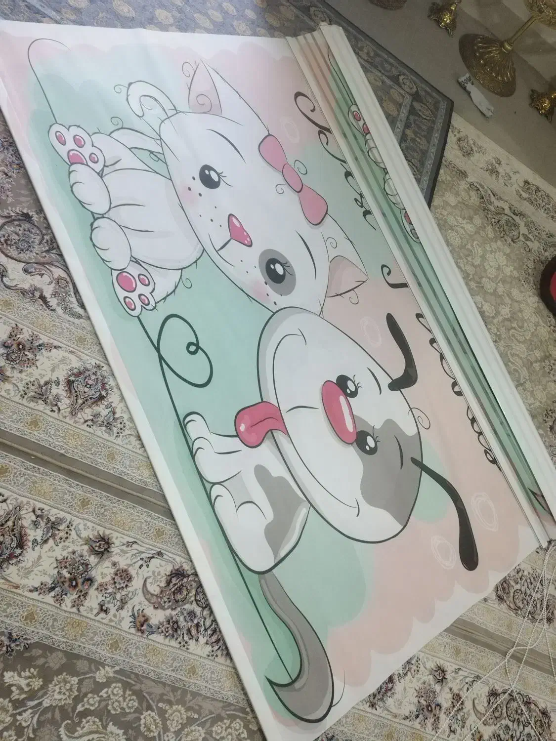 پرده اتاق بچه سالم نو با زیره|پرده، رانر، رومیزی|ارومیه, |دیوار