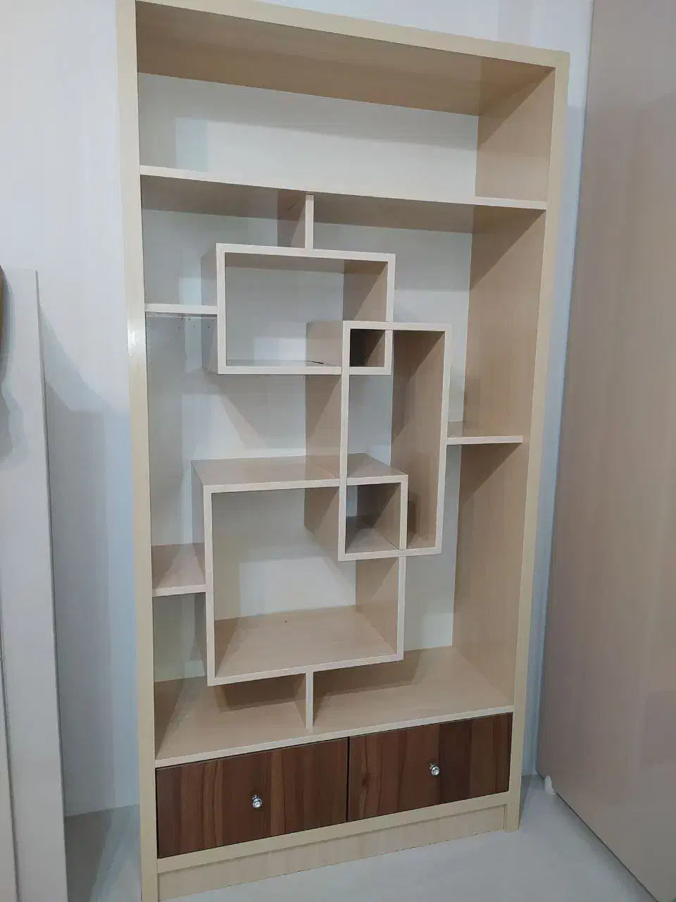 کتابخانه MDF|کتابخانه، شلف، قفسه‌های دیواری|آشخانه, |دیوار