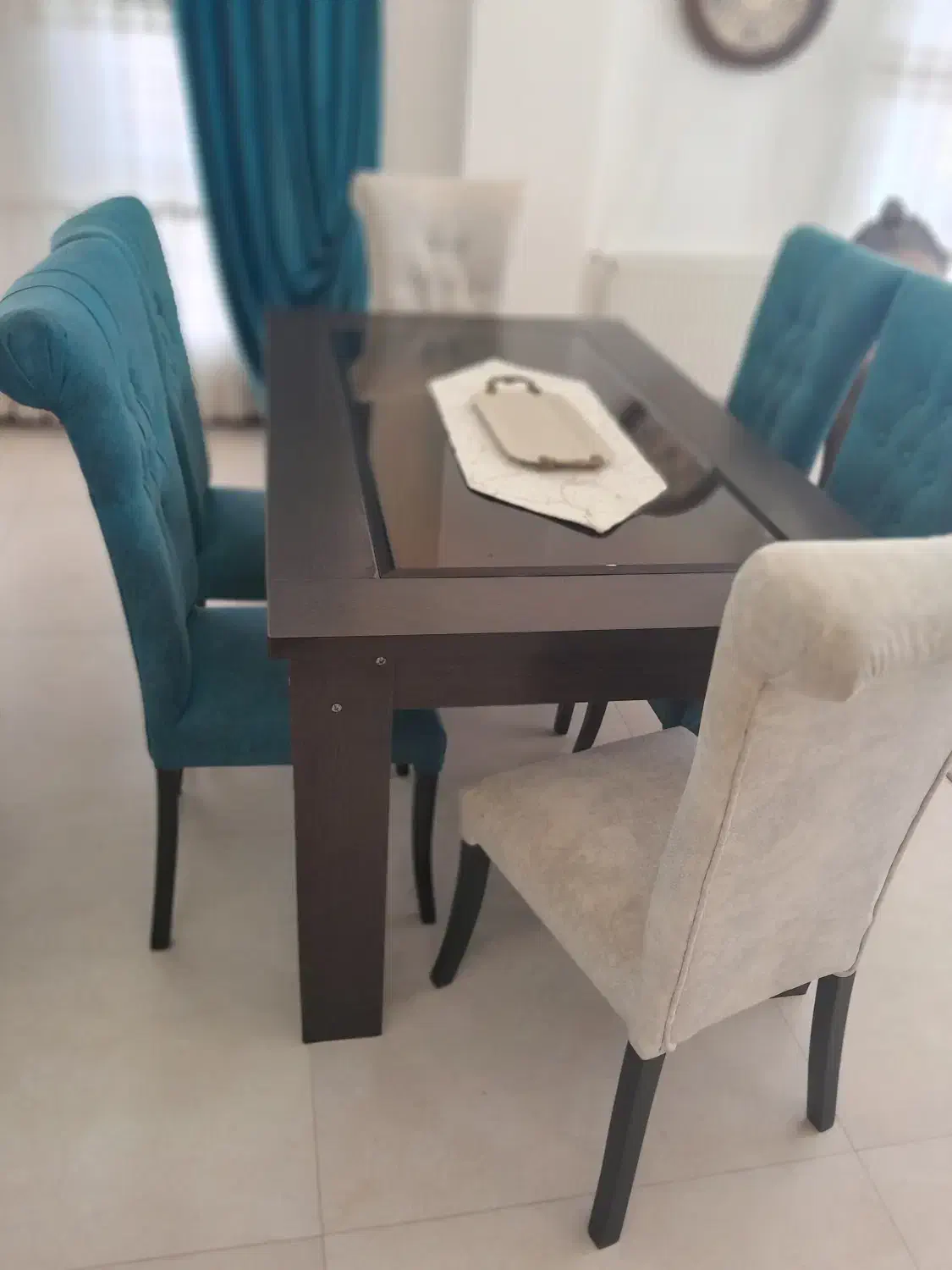 میز ناهارخوری ۶ نفره|میز و صندلی غذاخوری|آمل, |دیوار