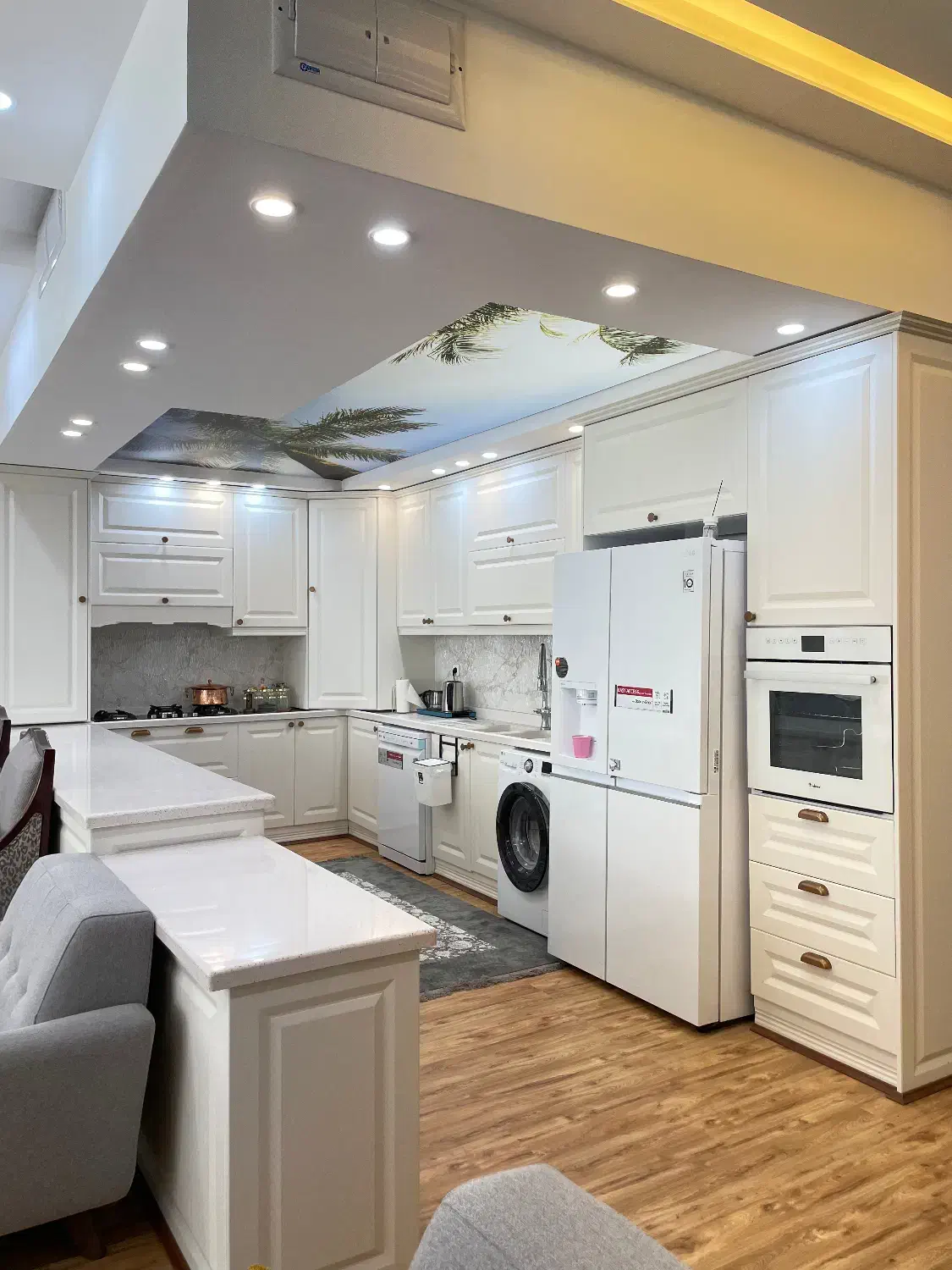 طراحی و اجرای کابینت آشپزخانه لوکس|مصالح و تجهیزات ساختمان|یزد, |دیوار