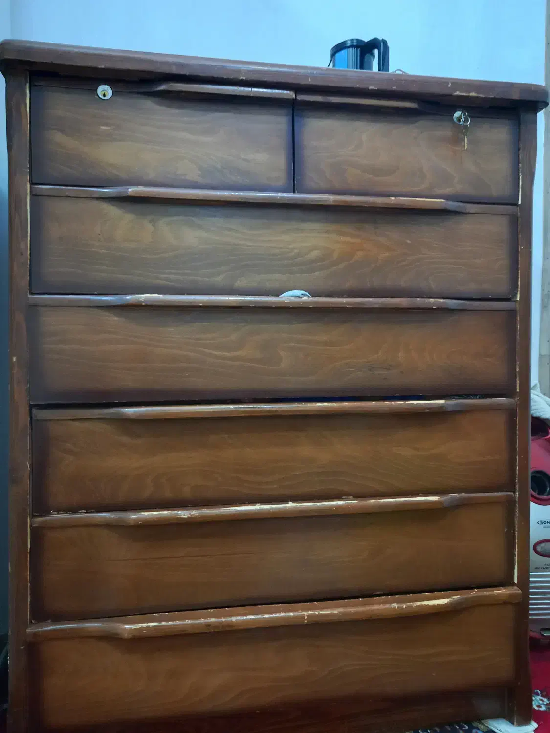 دراور ۶ کشو|جاکفشی، کمد، دراور|فیروزکوه, |دیوار