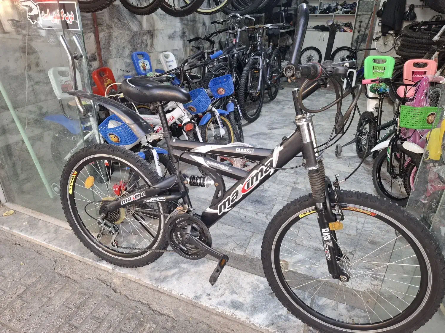 دوچرخه ۲۴ ماکسیما اصلی دوچرخه کمک رنگ فابریک|دوچرخه، اسکیت، اسکوتر|مشهد, شهید آوینی|دیوار