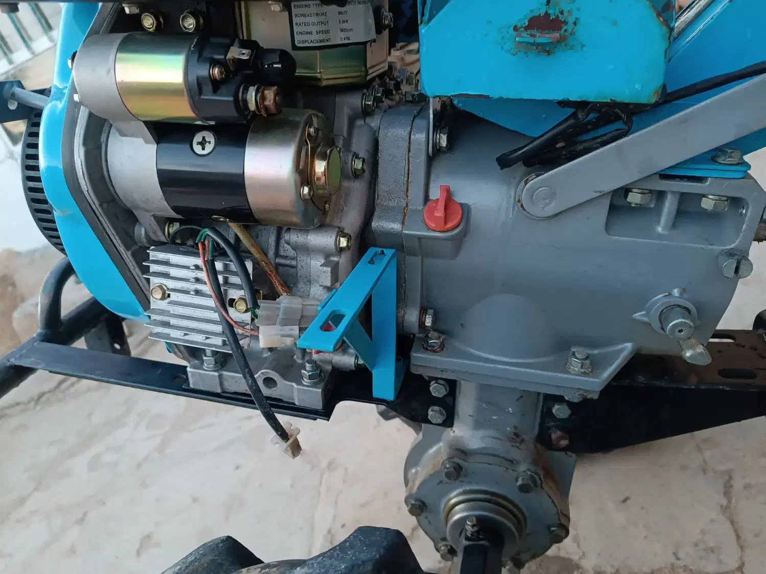 تیلر 12 اسب|ماشین‌آلات صنعتی|زبرخان, |دیوار