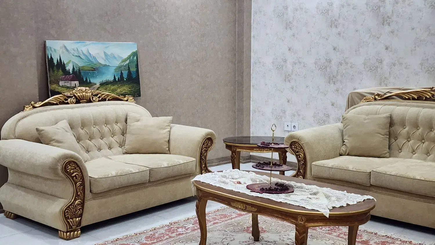 مبل سلطنتی کلاسیک ۷نفره|مبلمان خانگی و میز عسلی|اهواز, کیان اباد|دیوار