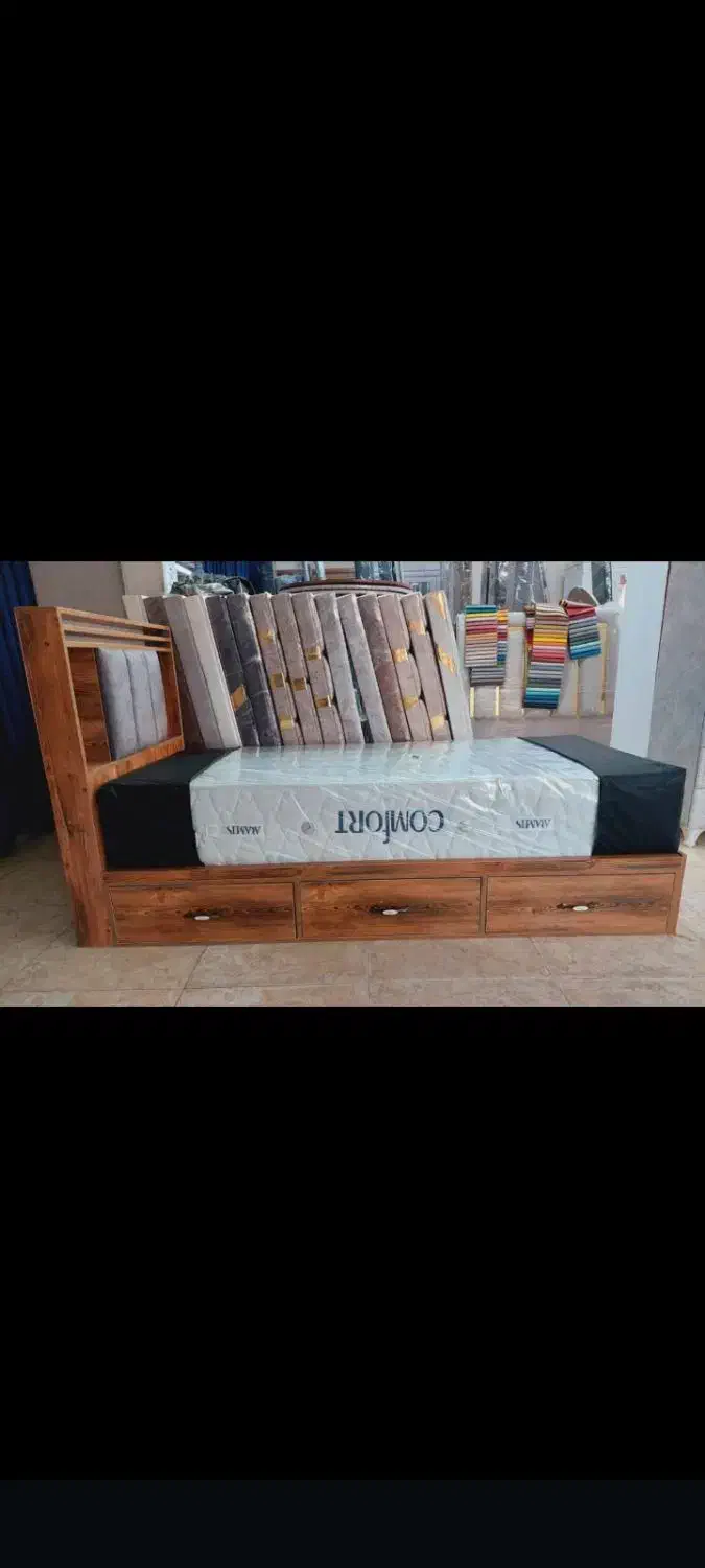 سرویس خواب دو نفره و تک سمساری محمدی|تخت و سرویس خواب|زابل, |دیوار