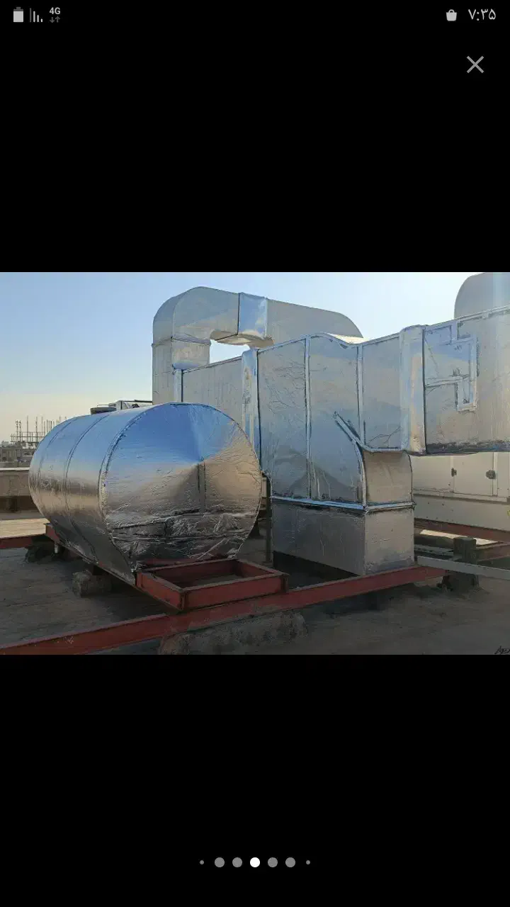 عایق کاری تانکر .لوله .موتورخانه.کانال دیوار|خدمات پیشه و مهارت|مشهد, گلشور|دیوار