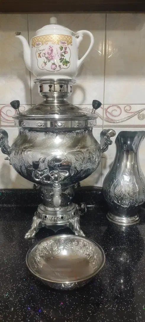 سماور گازی 8 لیتری|سماور، چای‌ساز، قهوه‌ساز|جوانرود, |دیوار