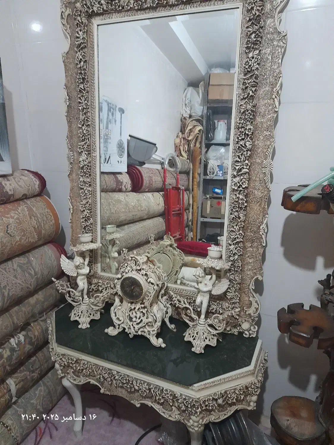 اینه کنسول سلطنتی|بوفه، ویترین، کنسول|گنبد کاووس, |دیوار