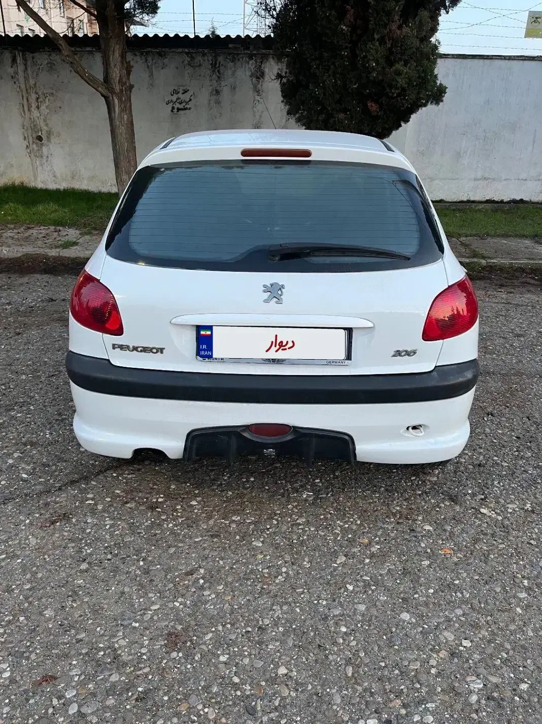 پژو۲۰۶ تیپ۲ مدل۹۱|خودرو سواری و وانت|قائم‌شهر, |دیوار