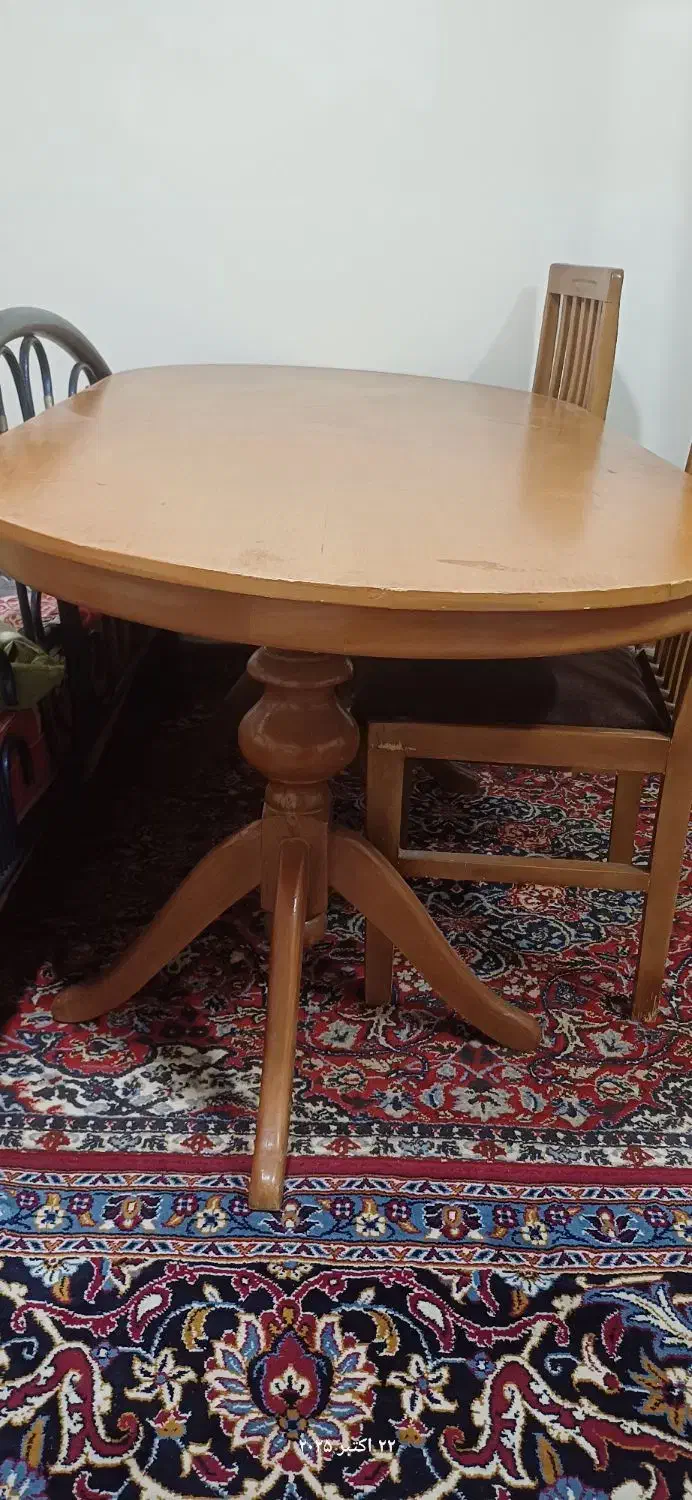 میز نهار خوری با 2 صندلی|میز و صندلی غذاخوری|مشهد, شهرک رازی (شهرک غرب)|دیوار