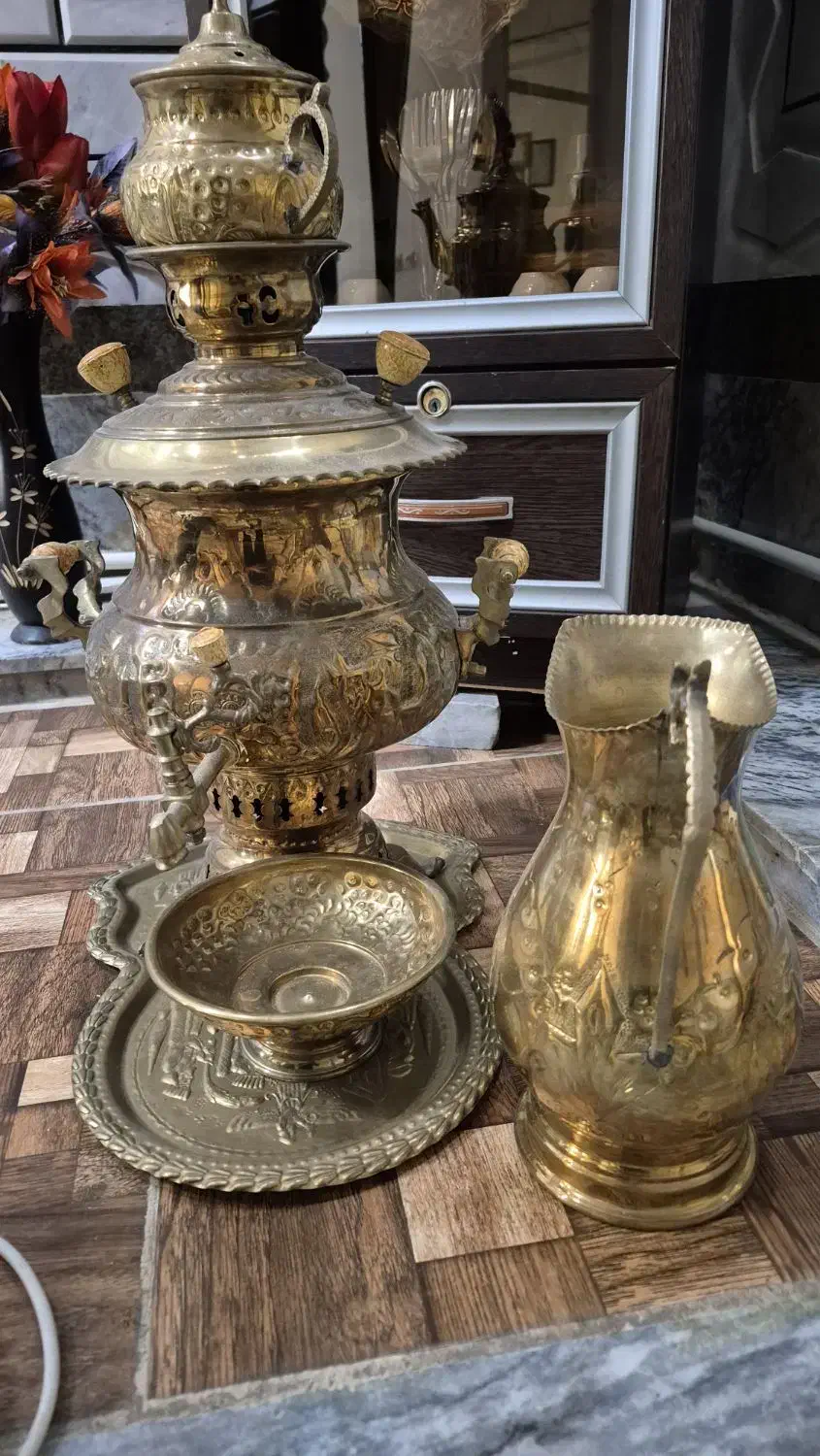 سماور و قوری|صنایع دستی و سایر لوازم تزئینی|الشتر, |دیوار