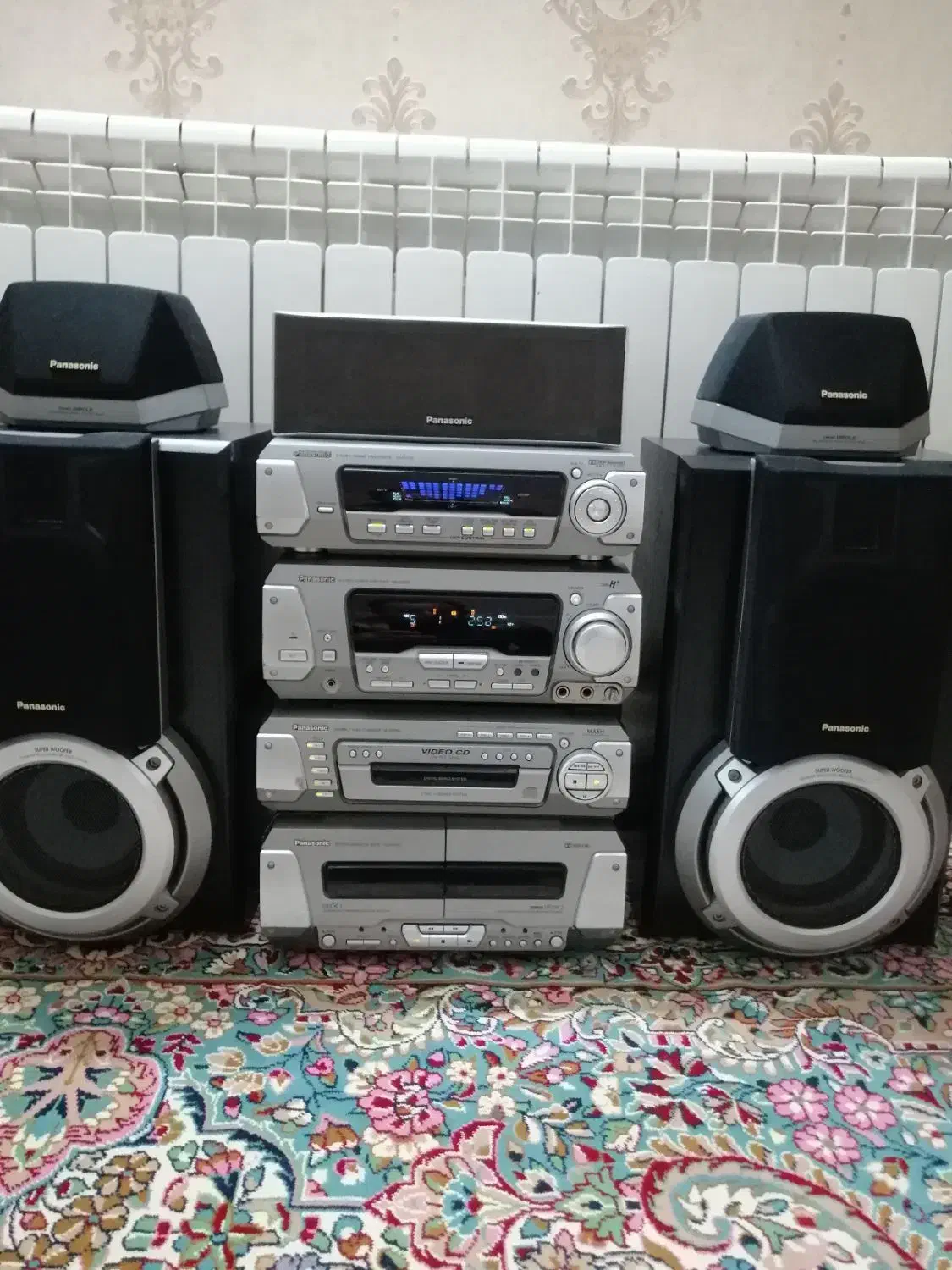 سیستم رادیو ضبط طبقاتی پاناسونیک. سالم|سیستم صوتی خانگی|کرمان, |دیوار