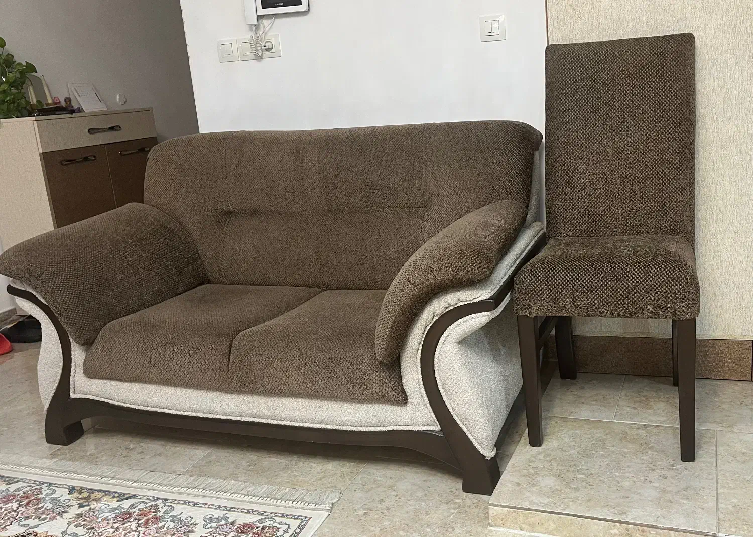 سرویس مبل هفت نفره  زیبا|مبلمان خانگی و میز عسلی|ساری, |دیوار