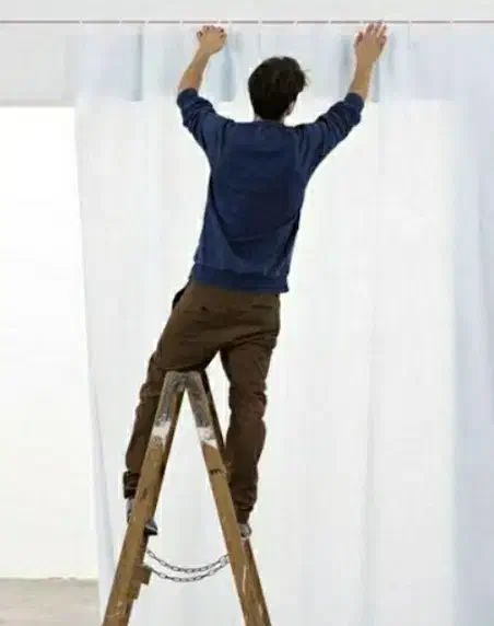 نصب لوستر پرده قفسه رگال آینه لامپ لاینر نورمخفی|خدمات پیشه و مهارت|ابهر, |دیوار