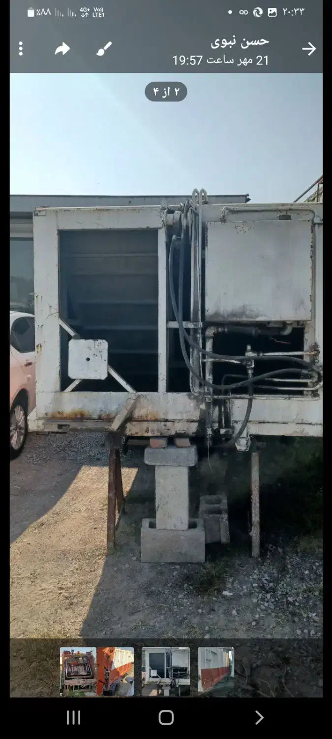 دستگاه مکانیزه زباله کش مبارز|خودرو سنگین|آمل, |دیوار