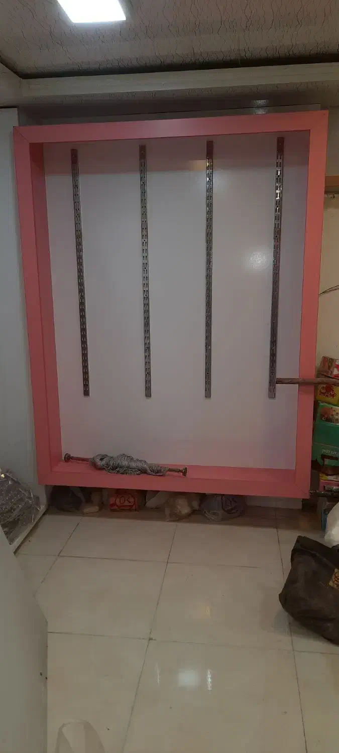 قفسه باکس و تخته رگال شیار دار|کتابخانه، شلف، قفسه‌های دیواری|قائم‌شهر, |دیوار