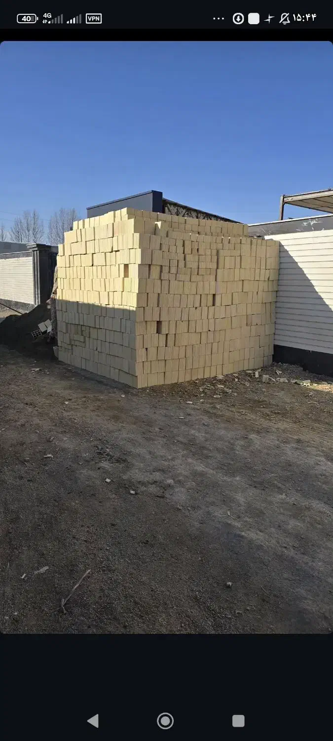 سفال تیغه آجر بلوک استاندارد نما ده سوراخ|مصالح و تجهیزات ساختمان|پیربازار, |دیوار