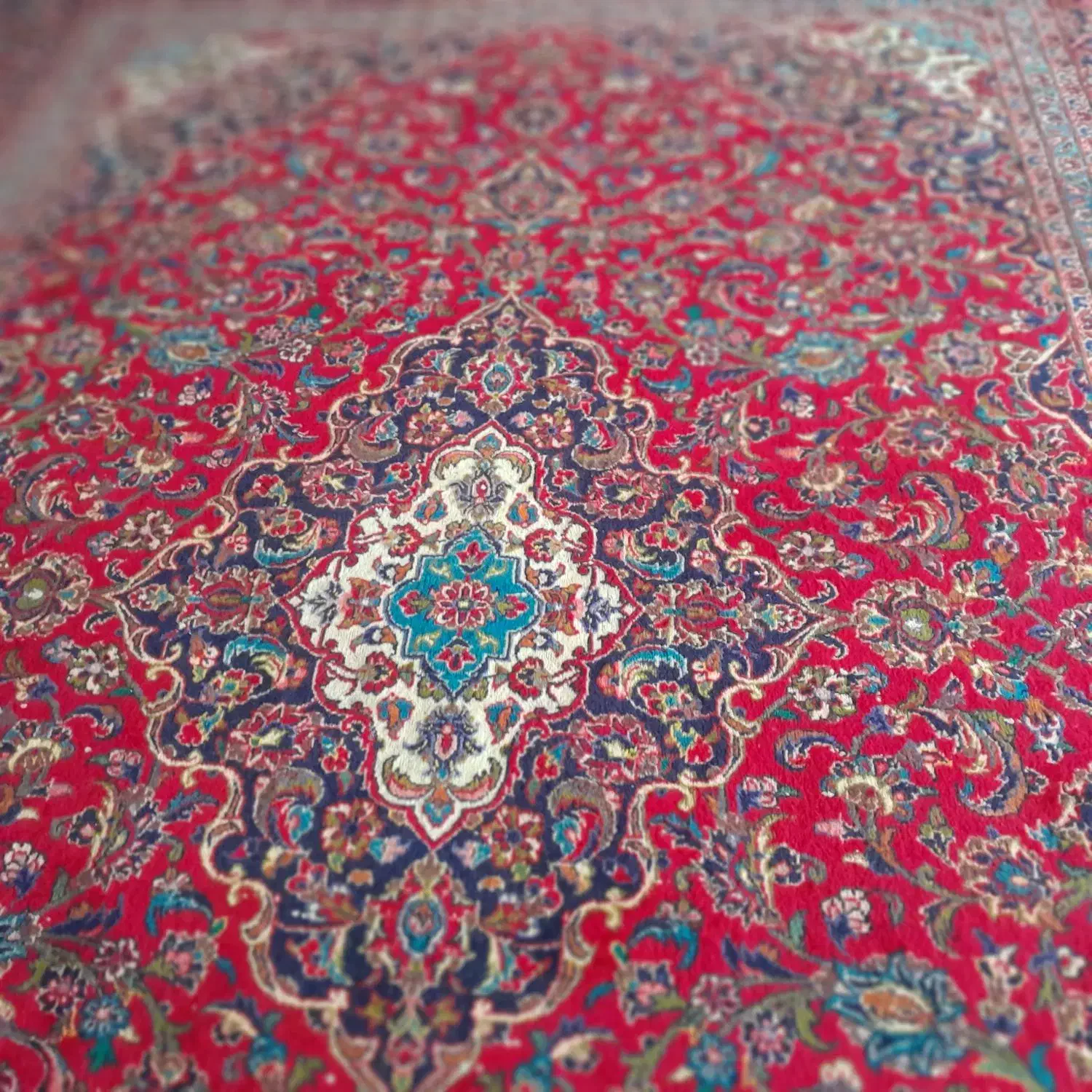 فرش دستباف کاشان دو تخته|فرش|اردبیل, |دیوار