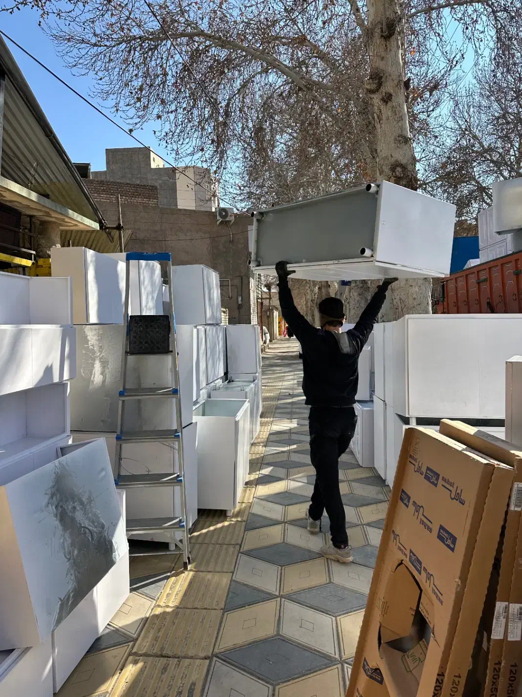 کابینت سرا فلزی کد۵۰۰۹|مصالح و تجهیزات ساختمان|دامغان, |دیوار