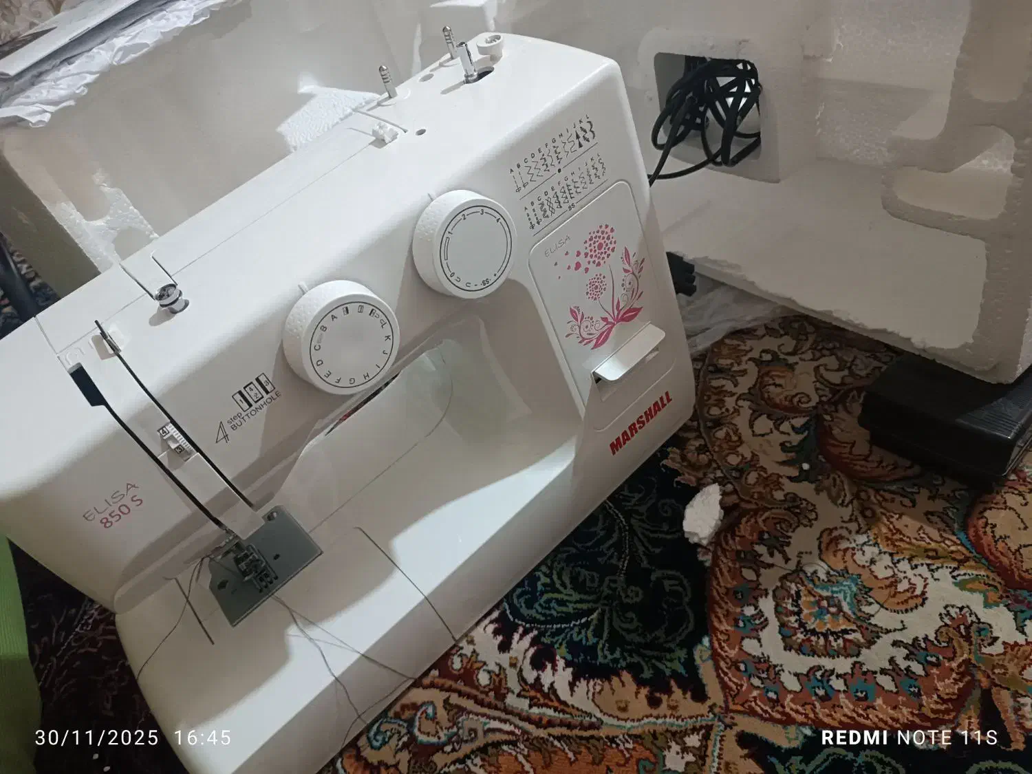 چرخ خیاطی مارشال|چرخ خیاطی و ریسندگی|اهواز, معین زاده|دیوار