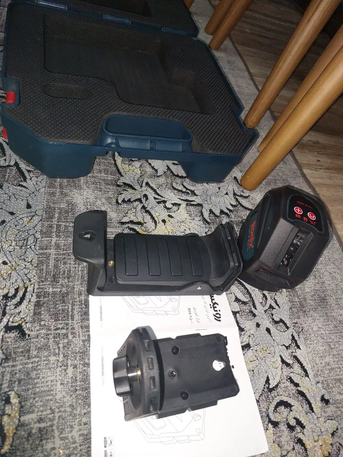 تراز لیزری رونیکس نو اصلا باز استفاده نشده ضمانتی|ابزارآلات|کرج, کوی زنبق|دیوار