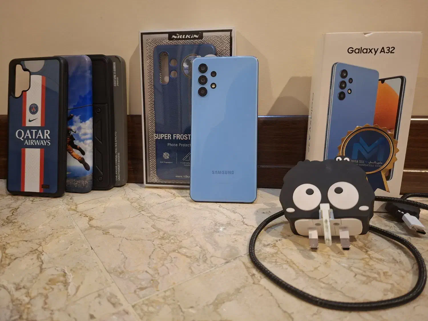 قاب A32 و شارژر و کابل سامسونگ|موبایل|تهران, جنتآباد جنوبی|دیوار