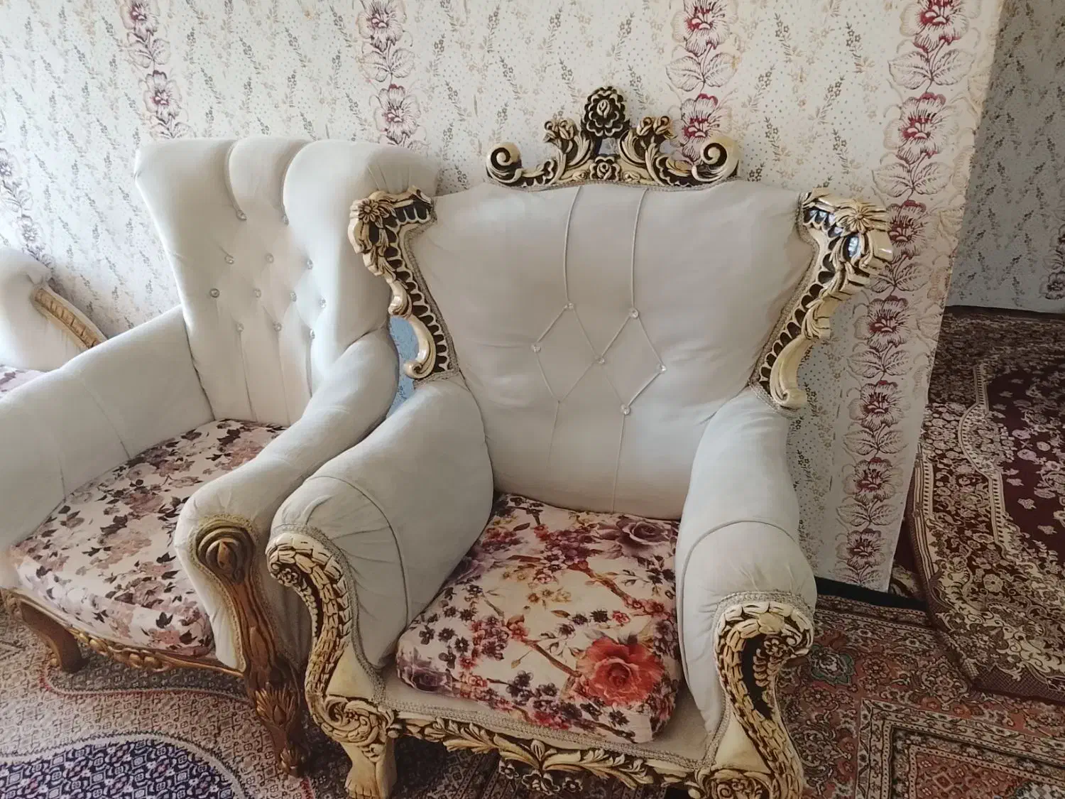 مبل راحتی وشزلونی تمیز دودست|مبلمان خانگی و میز عسلی|اردبیل, |دیوار