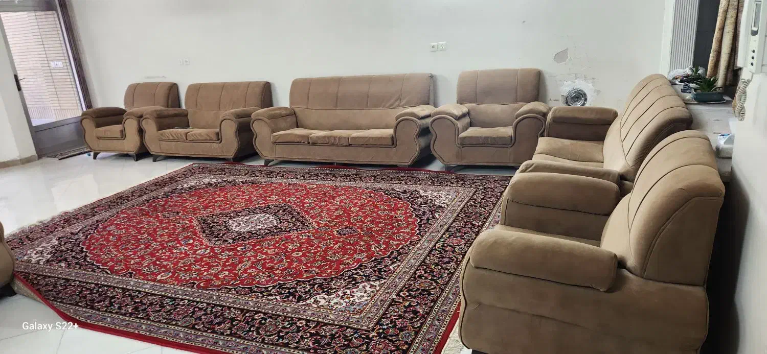 مبل راحتی ۷ نفره|مبلمان خانگی و میز عسلی|اصفهان, سرچشمه|دیوار